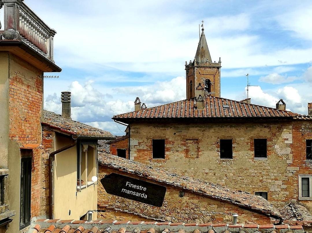 Mansarda Con Solarium Panoramico Su Centro Storico Di Sarteano Vicino Alle Famose Terme Della Val D'Orcia Apartamento Exterior foto